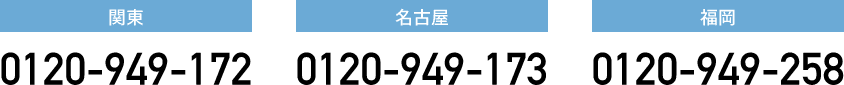 お電話でのお問い合わせ