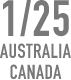 オーストラリア・カナダ 25世帯に1室